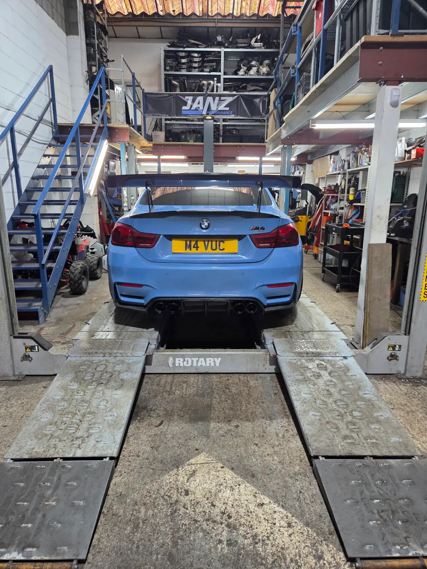 Wheel alignment at Janz Performance